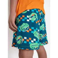 Pijama Manga Curta Viscolycra Menino Dino Miami - 4