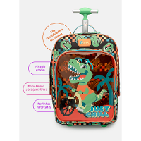 Mochila com Rodinha Grande Dino Miami - 8