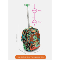 Mochila com Rodinha Grande Dino Miami - 9