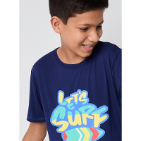 Pijama Manga Curta Menino Teen Tubarão Aloha - 2