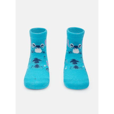 Meia Soquete Bebê RN Unissex Stitch