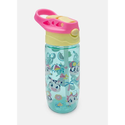Garrafa com Canudo Menina Multibichos