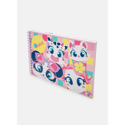 Caderno de Desenho Multibichos