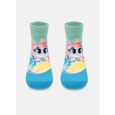 Meia Soquete Bebê Menina Unicórnio Aloha