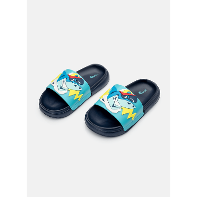 Chinelo Slide Menino Tubarão Hip Hop