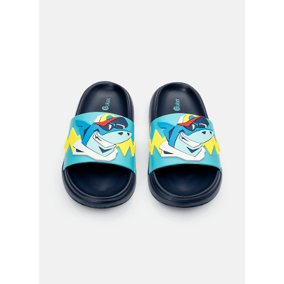 Chinelo Slide Menino Tubarão Hip Hop