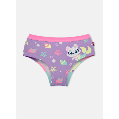 Calcinha Caleçon Algodão Menina Teen Estampada Pet Sereia
