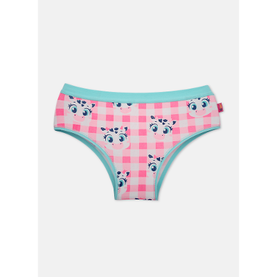 Calcinha Boneca Algodão Menina Teen Vaca Romântica