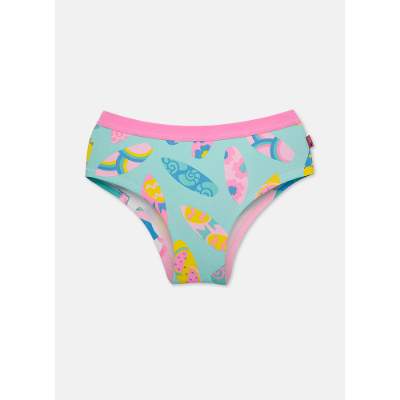 Calcinha Caleçon Algodão Menina Teen Unicórnio Aloha