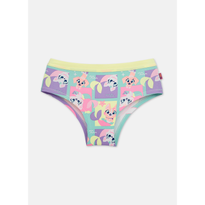 Calcinha Caleçon Algodão Menina Teen Pet Sereia