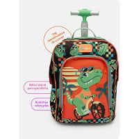 Mochila com Rodinha Dino Miami - 7