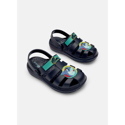 Sandália Aberta Bebê Menino Tubarão