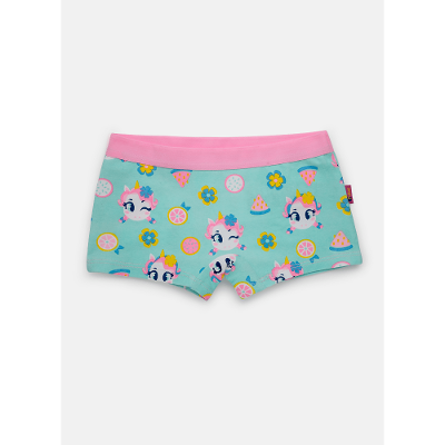 Calcinha BodyShorts Algodão Menina Unicórnio Aloha