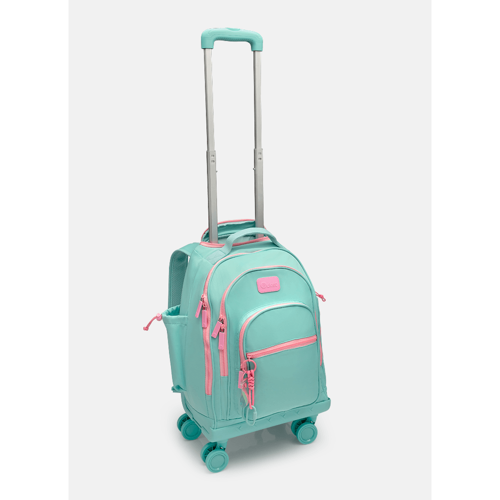 Mochila com Rodinha 360 Verde Água - 4