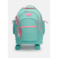 Mochila com Rodinha 360 Verde Água - 1