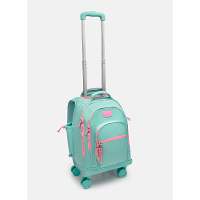 Mochila com Rodinha 360 Verde Água