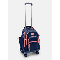 Mochila com Rodinha 360 Azul Marinho