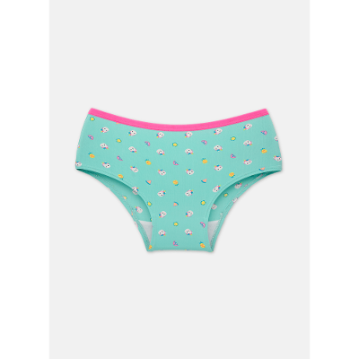 Calcinha Caleçon Microfibra Menina Teen Unicórnio Aloha