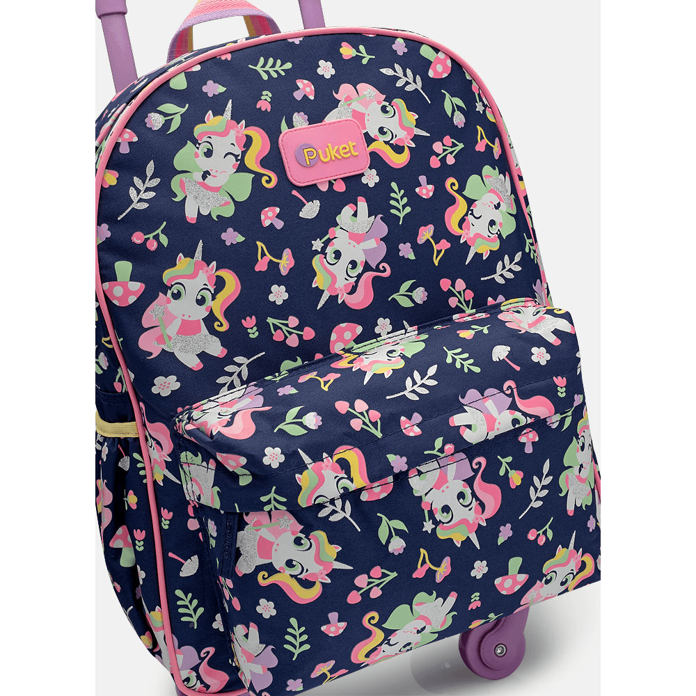 Kit Mochila + Lancheira Unicórnio Encantado - 2