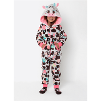 Macacão Manga Longa Soft Menina Vaca Chocolate - 1