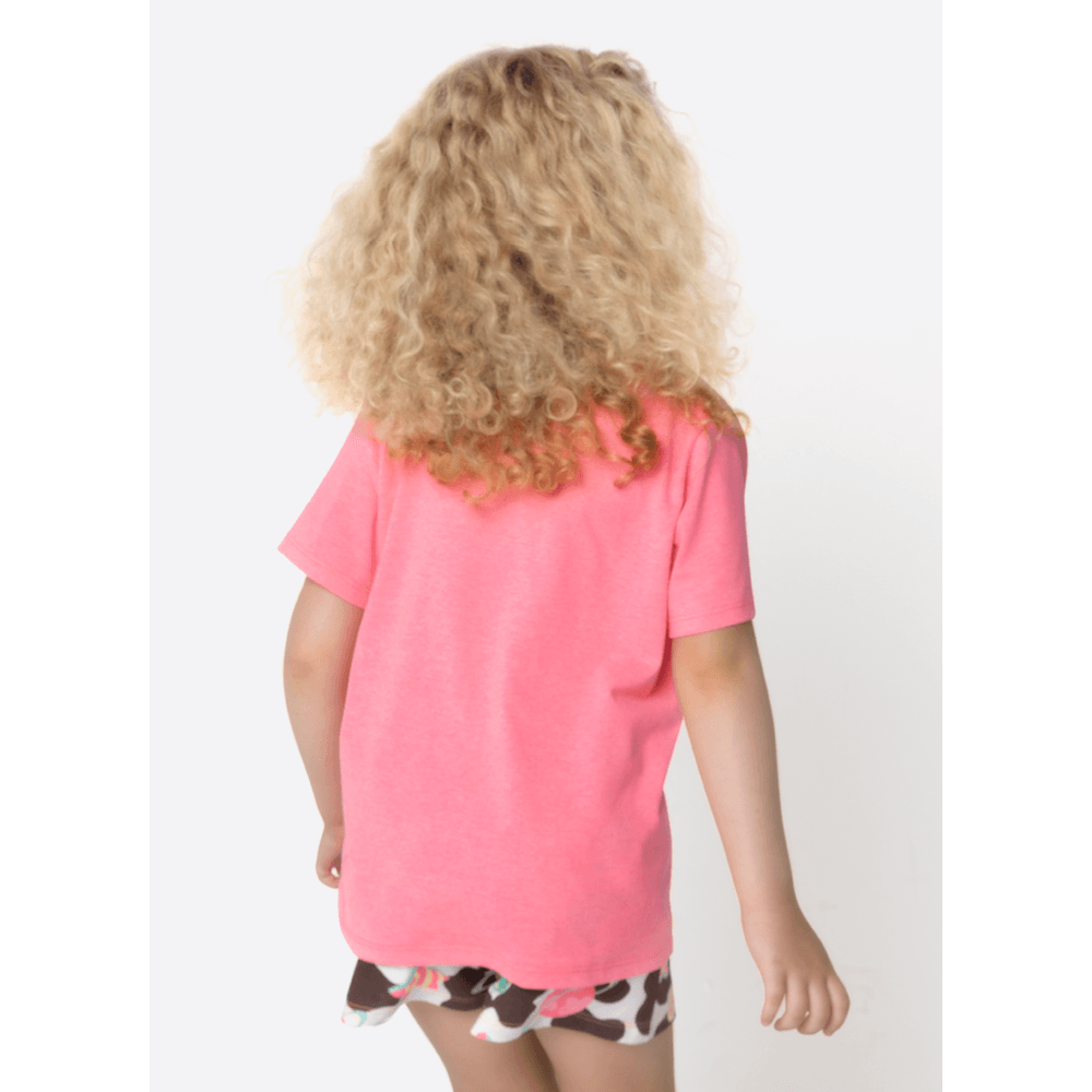 Pijama Manga Curta Algodão Menina Vaca Chocolate - 3