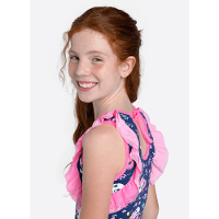 Maiô Com Proteção Solar Menina Teen Unicórnio Encantado - 3