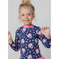 Camiseta Com Proteção Solar Menina Unicórnio Encantado - 2