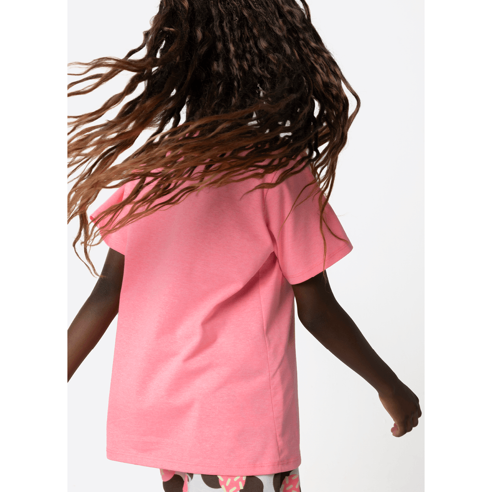 Pijama Manga Curta Algodão Menina Teen Vaca Chocolate - 3