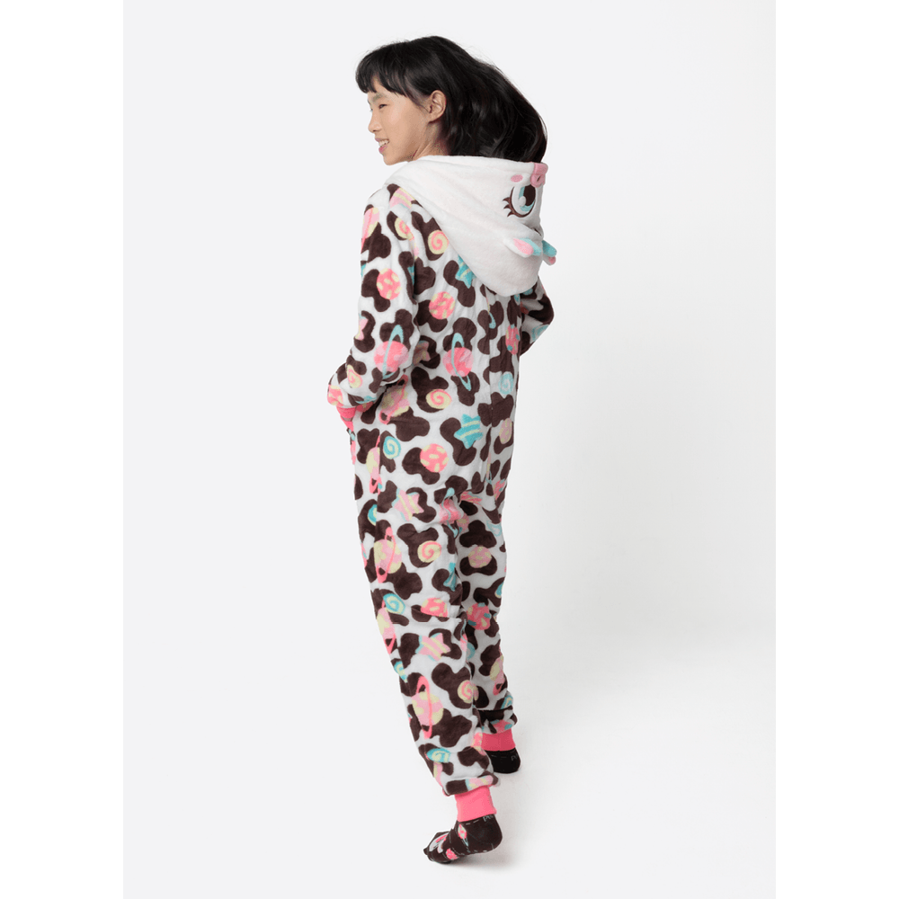 Macacão Manga Longa Soft Menina Teen Vaca Chocolate - 3