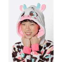 Macacão Manga Longa Soft Menina Teen Vaca Chocolate - 4