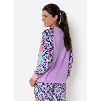 Pijama Manga Longa Soft Feminino Onça - 3
