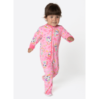 Macacão Manga Longa Bebê Menina Unicórnio Encantado - 1