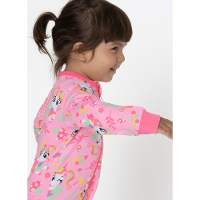 Macacão Manga Longa Bebê Menina Unicórnio Encantado - 2