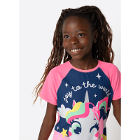 Pijama Manga Curta Menina Teen Unicórnio Encantado - 2