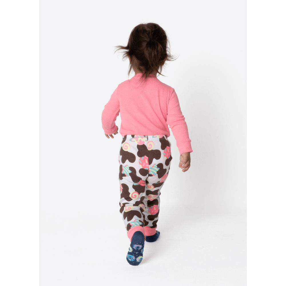 Pijama Manga Longa Bebê Menina Vaca Chocolate - 3