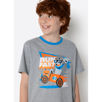 Pijama Manga Curta Menino Gorila Racing - 3