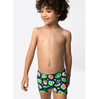 Sunga Boxer com Proteção Solar Menino Dragão Camping