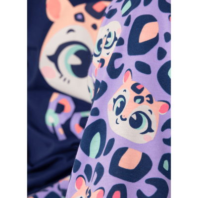 Pijama Manga Longa Algodão Menina Teen Onça