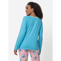 Pijama Manga Longa Feminino Stitch - 3