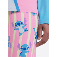 Pijama Manga Longa Feminino Stitch - 4