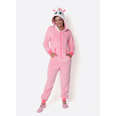 Macacão Manga Longa Soft Feminino Unicórnio Encantada