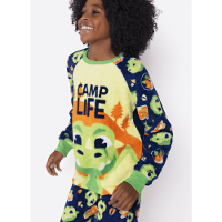 Pijama Manga Longa Soft Menino Teen Dragão Camping - 2