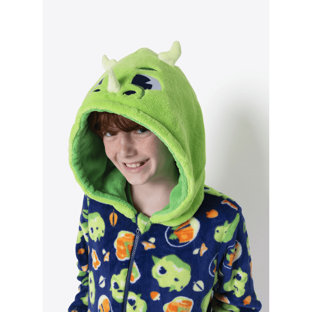 Macacão Manga Longa Soft Menino Teen Dragão Camping - 1