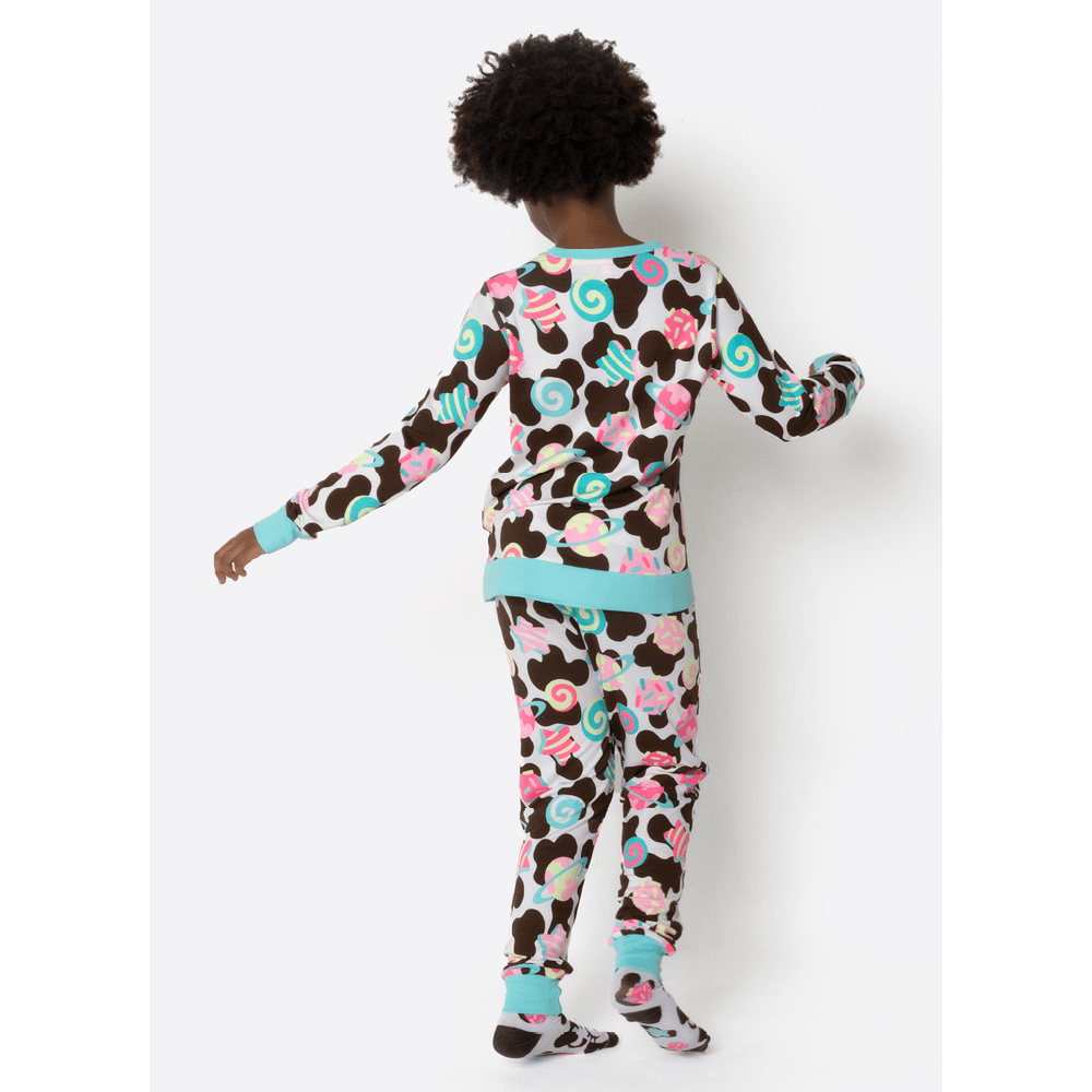 Pijama Manga Longa Menina Teen Vaca Chocolate - 3