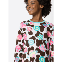 Pijama Manga Longa Menina Teen Vaca Chocolate - 2
