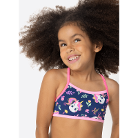 Biquíni Menina Com protetor Solar Unicórnio - 2