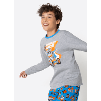 Pijama Manga Longa Menino Teen Gorila Racing - 1