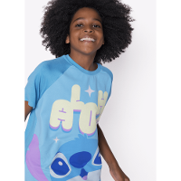 Pijama Manga Curta Viscolycra Menino Teen Stitch - 1
