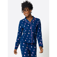 Pijama Manga Longa Viscose Feminino Unicórnio Encantado - 1