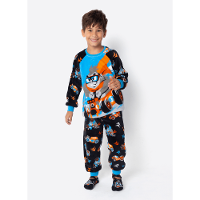 Pijama Manga Longa Soft Menino Gorila Racing - 2